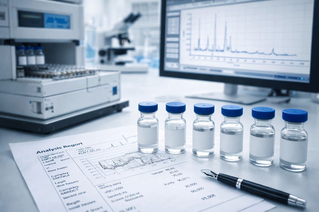 Independant laboratory testing and quality control of research peptides