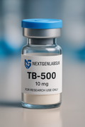 TB-500 peptide 10mg research grade lyophilised powder vial